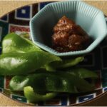 黒豚味噌と肉厚ピーマン