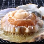 大活帆立の醤油バター焼き