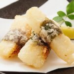 揚げ物 山芋梅しそ巻き