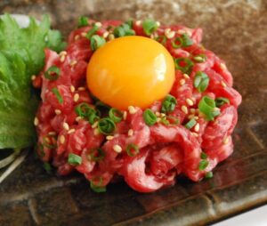 馬刺 馬刺しユッケ
